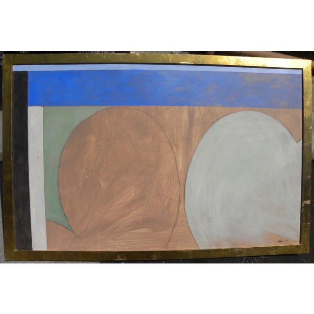 2001 Contemporary Modern Painting Signed WAHL, Framed For Sale - Image 13 of 13