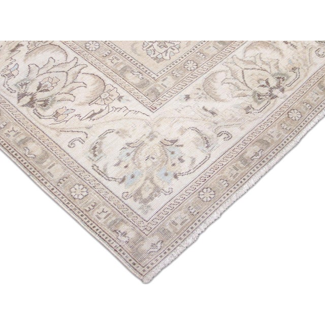 Transitional 1940s Persian Tabriz Rug For Sale - Image 3 of 5