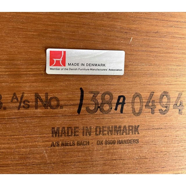 Danish Coffee Table by Niels Bach For Sale - Image 13 of 14
