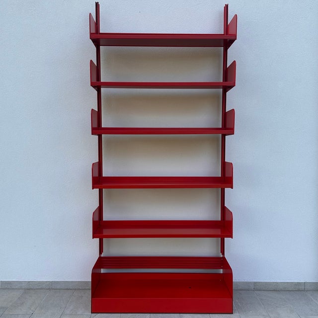 Vintage Bookcase by Lips Vago, 1968, in Very Good conditions. Designed 1960 to 1969 I have official proof of authenticity...