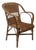 French Provincial Rattan Armchair For Sale