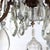 Large Antique French Louis XIV Style Brass & Crystal 8 Light Chandelier C1930 For Sale - Image 4 of 14