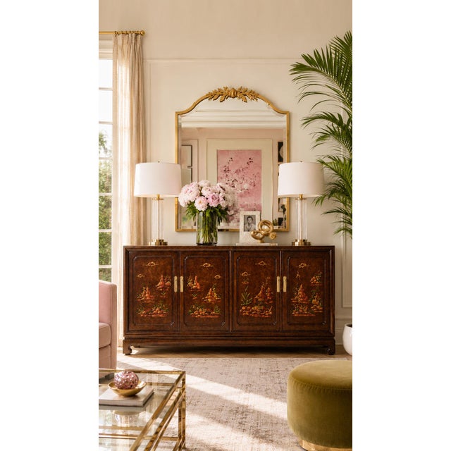 A beautifully crafted sideboard by John Widdicomb, this mid century piece blends clean architectural lines with elegant...
