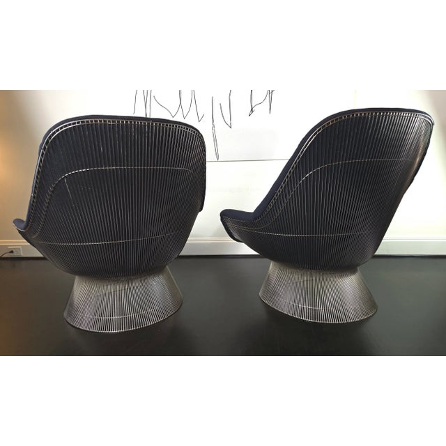 1980s Pair of 1980s Knoll Platner Easy Lounge Chairs For Sale - Image 5 of 6