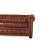 Brown Contemporary Chesterfield Leather Sofa For Sale - Image 8 of 9