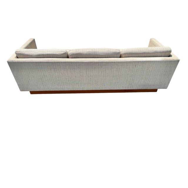 Wood Vintage Danish Modern Teak Sofa & Loveseat W/Original Upholstery - Set of 2 For Sale - Image 7 of 13