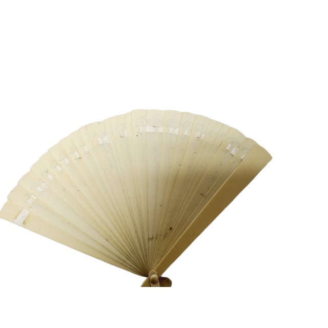 Art Nouveau Polish Celluloid Fan, 1900s For Sale - Image 9 of 11