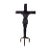 Antique Cast Iron Cross, 1890s For Sale