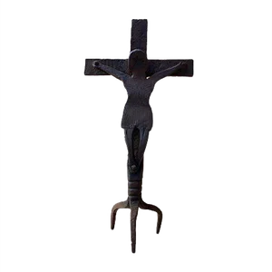 Antique Cast Iron Cross, 1890s