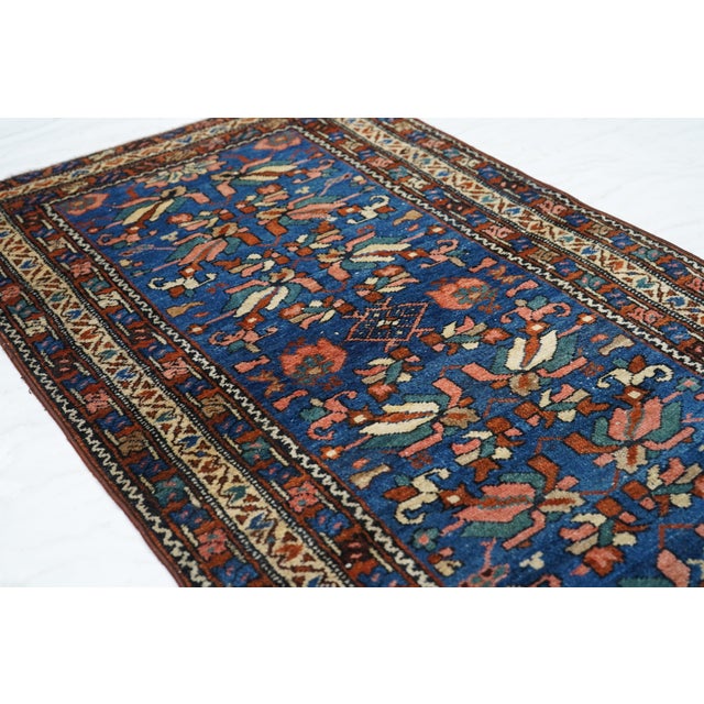 Antique Hamadan Rug 2'7'' X 4'8'' For Sale - Image 4 of 8