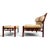 Inca Lounge Chair with Ottoman Corduroy Upholstery from Arne Norell Ab, 1970, Set of 2 For Sale - Image 17 of 18