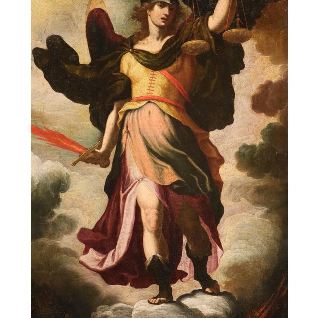 Antonio Maria Viani, Saint Michael the Archangel, 1600, Oil on Canvas For Sale - Image 4 of 14