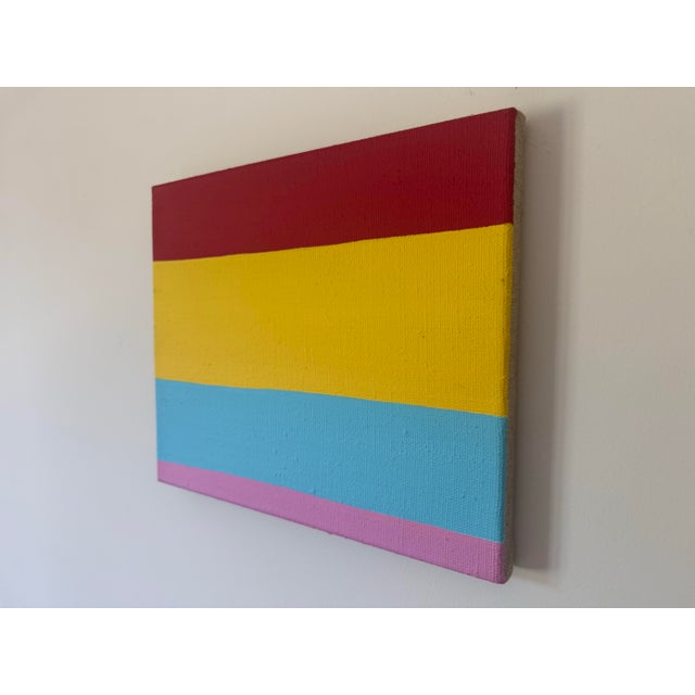 Contemporary Willy Müller-Brittinau (1938-2008), Modern Abstract Acrylic, Painted on Stretched Canvas, Signed on Verso, Dated For Sale - Image 3 of 5