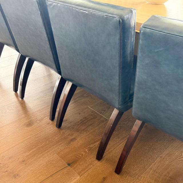 Set of 10 Gilbert Rohde Art Deco Chairs With Rose Tarlow Leather For Sale - Image 15 of 16