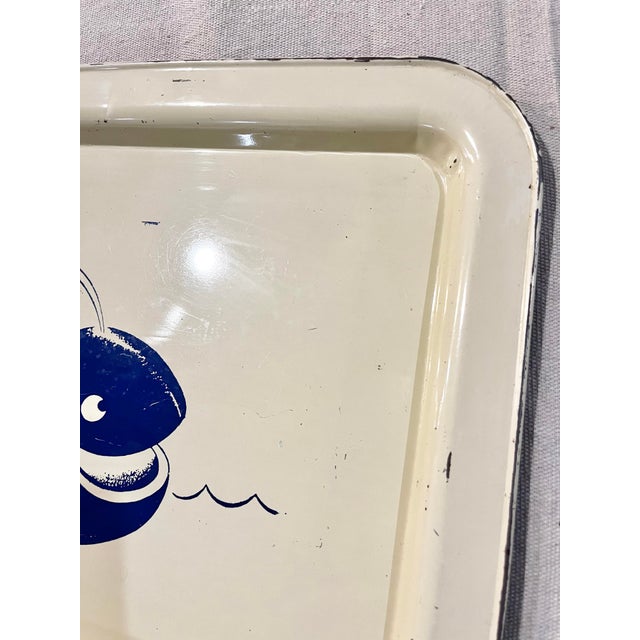Mid 20th Century Mid Century Nautical Whale Tray For Sale - Image 5 of 7