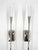 Metal Pair of Visual Comfort Stellar Single Tail Led Wall Sconces in Polished Nickel (Pre-Owned) For Sale - Image 7 of 12