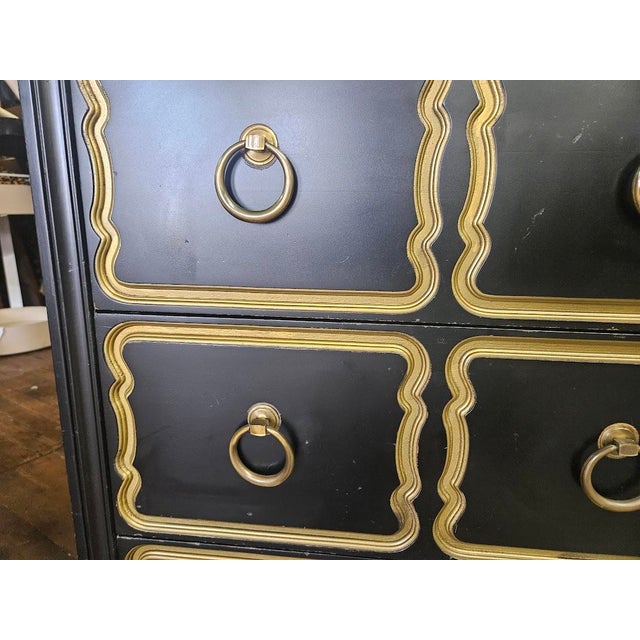 Hollywood Regency Dorothy Draper Espana Style Hollywood Regency Chest Dresser For Sale - Image 3 of 16