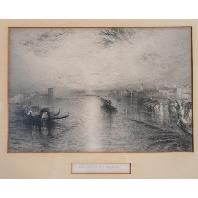 We are offering this Gallery framed 19th century Steel Engraving after JMW Turner. This Engraving is probably the 1863...