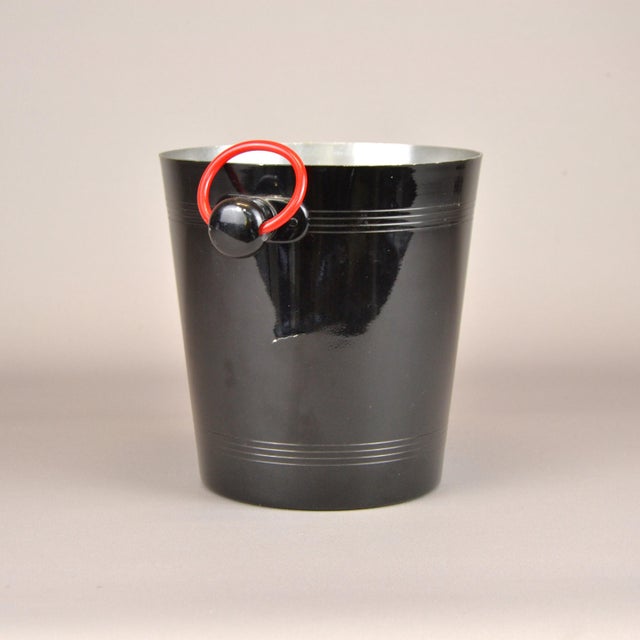 Metal French Champagne Cooling Bucket from Bollinger For Sale - Image 7 of 7