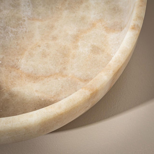 Contemporary 21st Century Onyx Bowl with High Rim For Sale - Image 3 of 6
