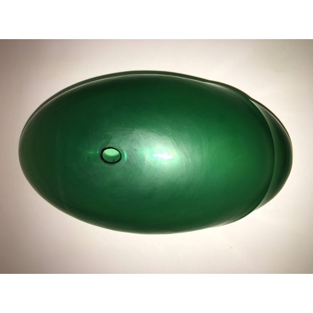 Ben Edols & Kathy Elliott, Masterpiece Contemporary Australian Blown and Carved Glass Sculpture Vase, 2001 For Sale - Image 4 of 7