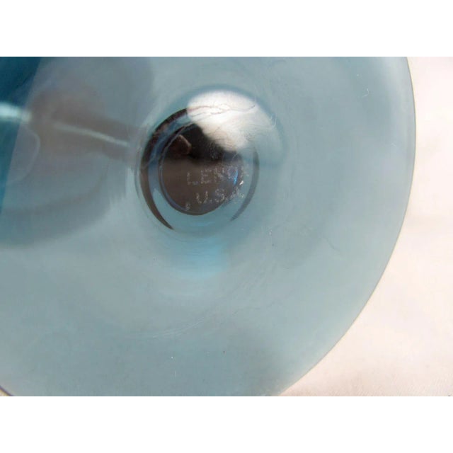 Lenox Lenox Blue & Platinum Trim Water Glass Goblets - Set of 8 For Sale - Image 4 of 5