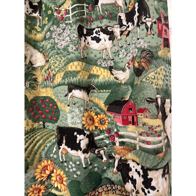 Cow Panel Print 50 Wide X 50 Length Handmade For Sale - Image 11 of 12