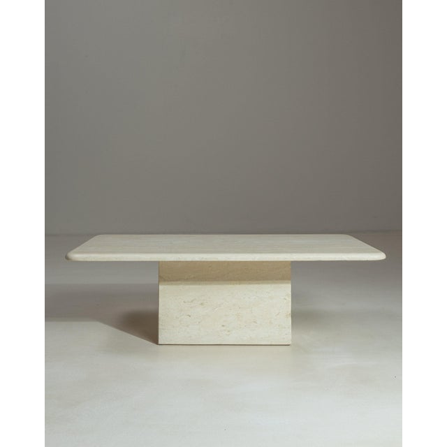 19th Century France Cream Marble Coffee Table For Sale - Image 4 of 10