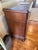 19th Century French Flame Mahogany Marble Top Secretaire a Abattant For Sale - Image 10 of 12