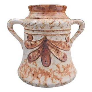 Fat Lava Ceramic Vase from Strehla, East Germany, 1970s For Sale