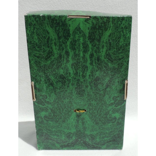 Metal Large Decorative Metal Tin Snowman Christmas Stocking Holder For Sale - Image 7 of 8