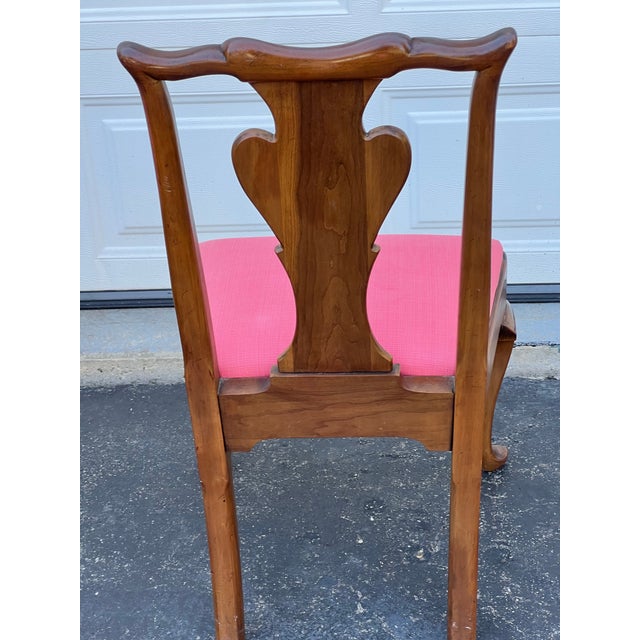 Vintage Statton Queen Anne Centennial Cherry Dining Chairs Set of 6 For Sale In Chicago - Image 6 of 12