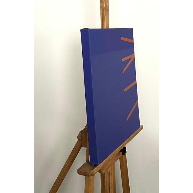 Contemporary "Reaction-Response" Contemporary Minimalist Geometric Oil Diptych Painting by Shyun Song - A Pair For Sale - Image 3 of 6