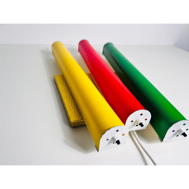 Mid-Century Modern Colorful Wall Lamp, Italy, 1960s For Sale - Image 12 of 12