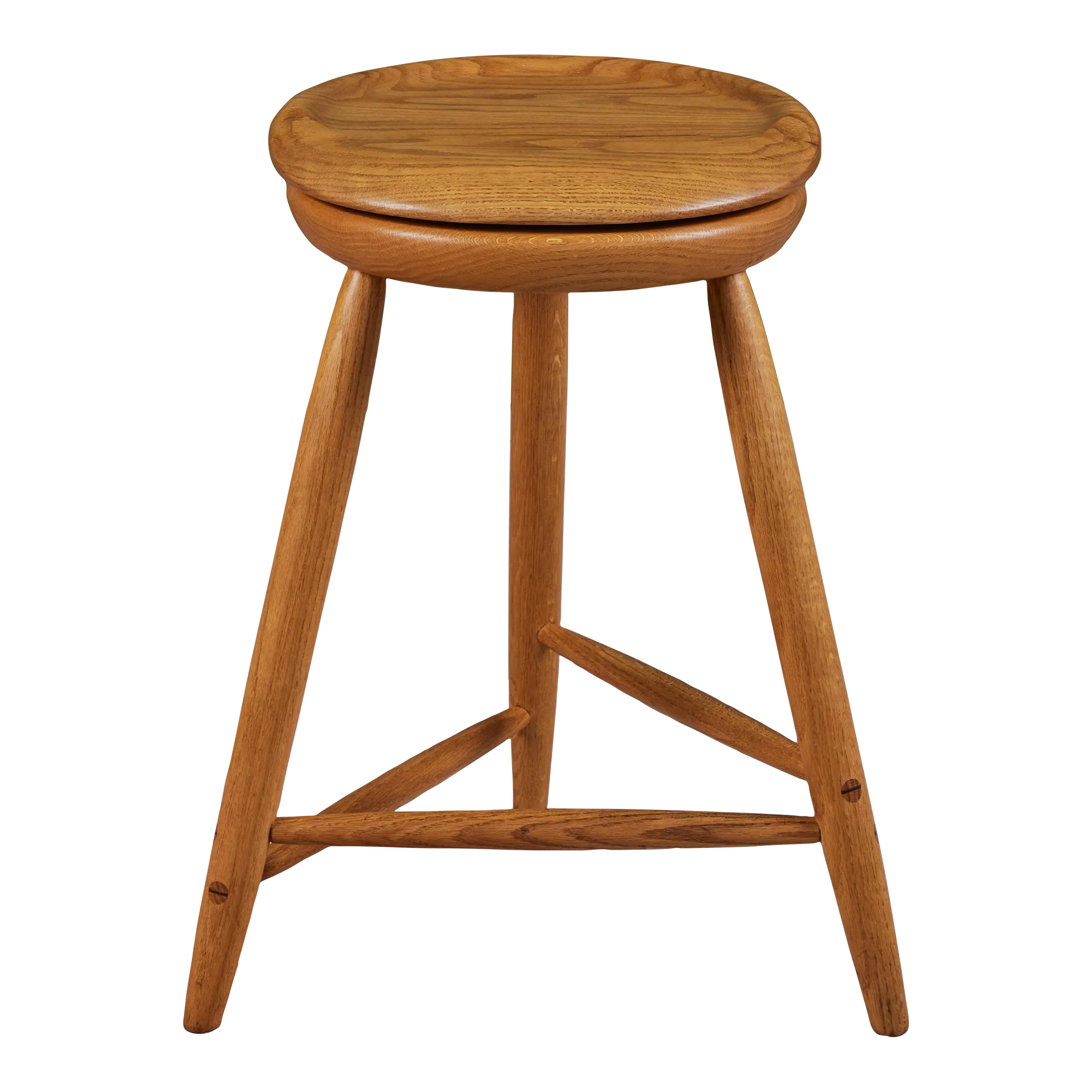 Kai Pedersen Swivel Tripod Stool | Chairish