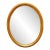Vintage Gilt Italian Mirror With Distressed Mirror Glass For Sale