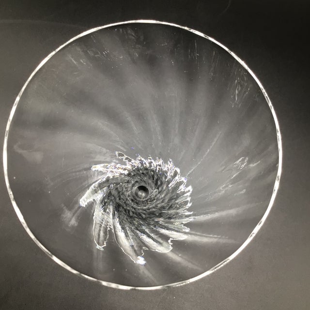 Louis Roederer Lucite Champagne Cooler Bucket With 2 Orrefors Toasting Flutes- Set of 3 For Sale - Image 10 of 12