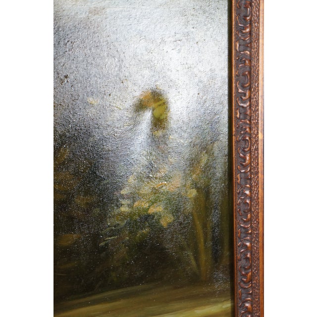 The Return of Spring Neoclassical Nymph Oil Painting After William-Adolphe Bouguereau For Sale - Image 9 of 12