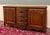 Antique French Louis XV Bow Front Buffet Sideboard Server Carved Oak C. 1930s For Sale - Image 4 of 18