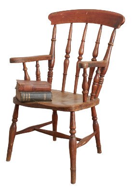 Antique Windsor Farmhouse Spindle Back Chair