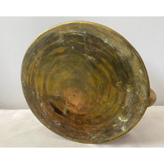 Vintage European Brass Tea Kettle For Sale - Image 11 of 12