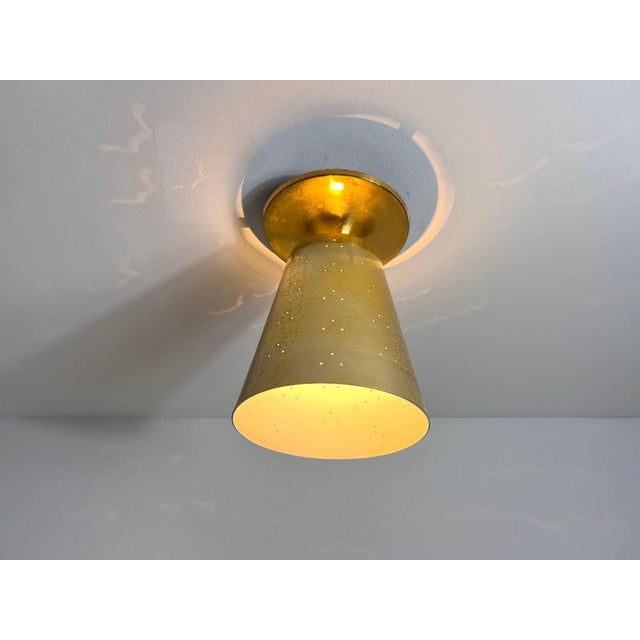 Mid-Century Brass Sputnik Ceiling Lamp, Italy, 1960s For Sale - Image 9 of 11