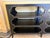 Black Lacquered Ebonized Open Console Table Credenza BookShelf For Sale In New York - Image 6 of 8