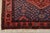 Zanjan Runner 3’6” X 9’3” Red Wool Vintage Tribal Hand-Knotted Oriental Rug For Sale - Image 11 of 14