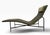 Mid-Century Modern Blu Dot “Deep Thoughts” Leather Chaise Lounge in Loden Green For Sale - Image 3 of 8