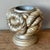 Vintage Boho Silver Leaf Knot Candlestick Holder For Sale In West Palm - Image 6 of 7
