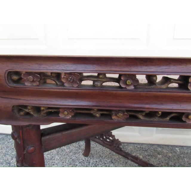 Wood Chinese Hardwood Coffee Table For Sale - Image 7 of 12