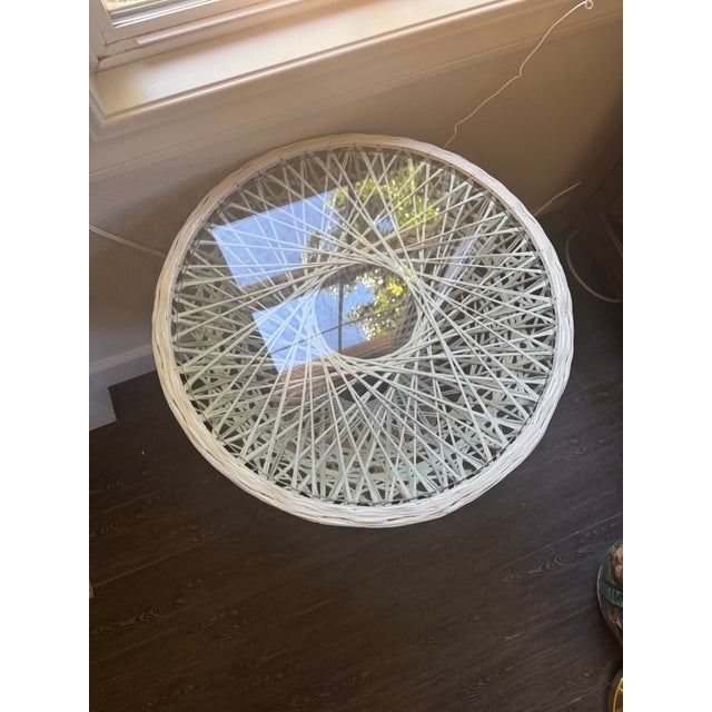Metal Mid Century, Russell Woodard Vintage Tall Hourglass Side Table, Attrbuted For Sale - Image 7 of 12