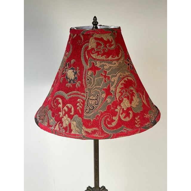 Rembrandt Lamp Company Antique Art Deco Cast Iron Floor Lamp by Rembrandt For Sale - Image 4 of 10