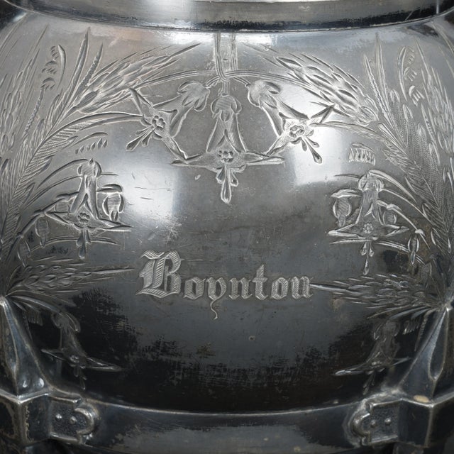 Victorian Silver Plate Teapot by Rogers & Bro. Circa 1870 For Sale In Phoenix - Image 6 of 11